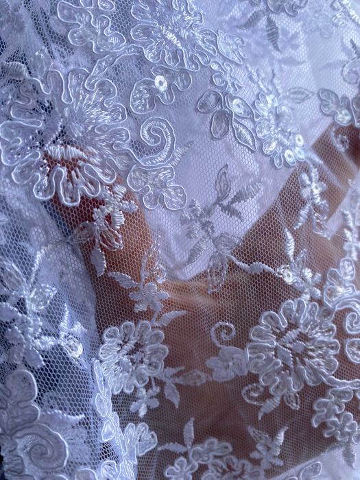 Suknia Slubna w stylu BOHO na gorsecie