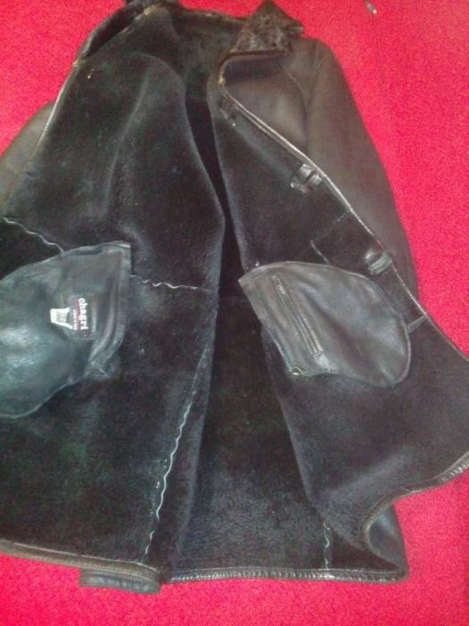 Настоящая Итальянская мужская дубленка