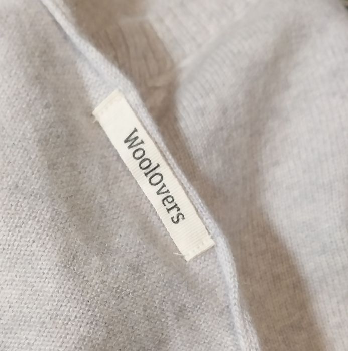 VoolOvers ponczo jasnoszare kaszmir 100%