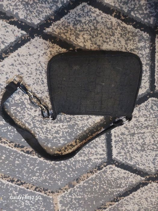 Сумка з фетру чорна