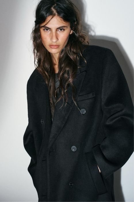 Пальто оверсайз Zara S,M