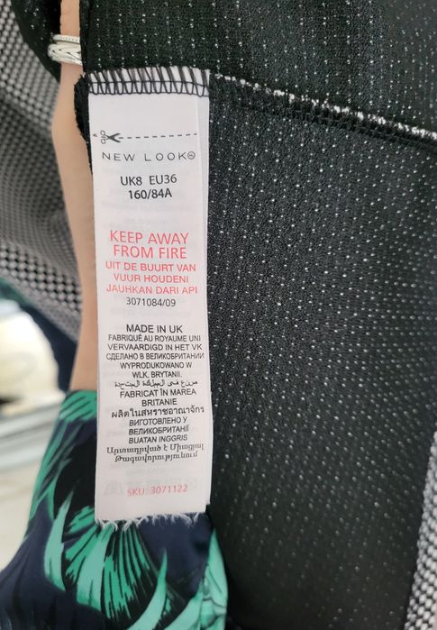 Sukienka czarno-biała