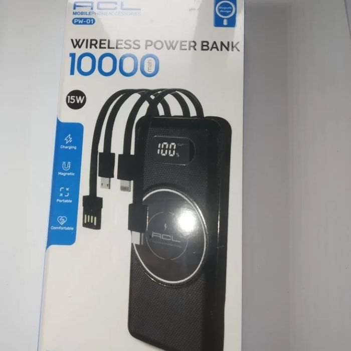 Повербанк 
Ёмкость аккумулятора 10000(mah) (МА/ч)

 Зарядка аккумулято