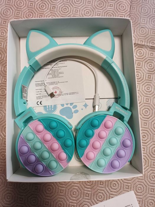 Auscultadores sem fio bubble pop