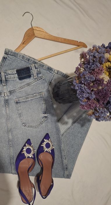 Трендова джинсова спідниця ZARA