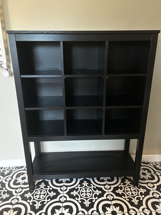 Regal ikea czarny braz hemnes