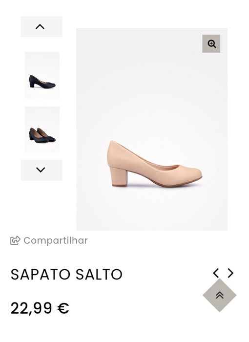 Sapatos Bege Novos