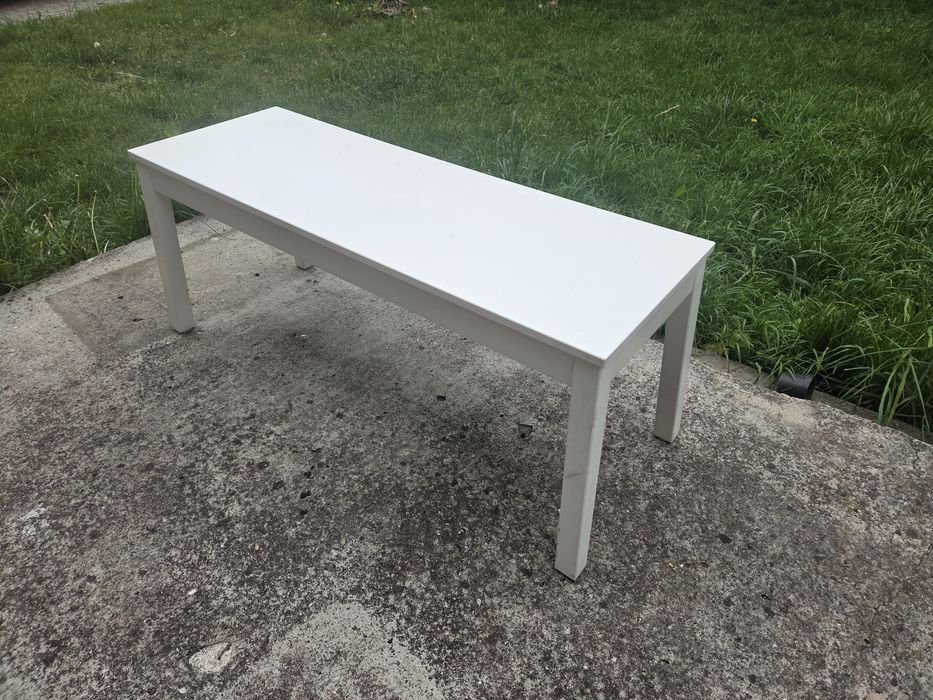 Biała ławka Sigurd Ikea