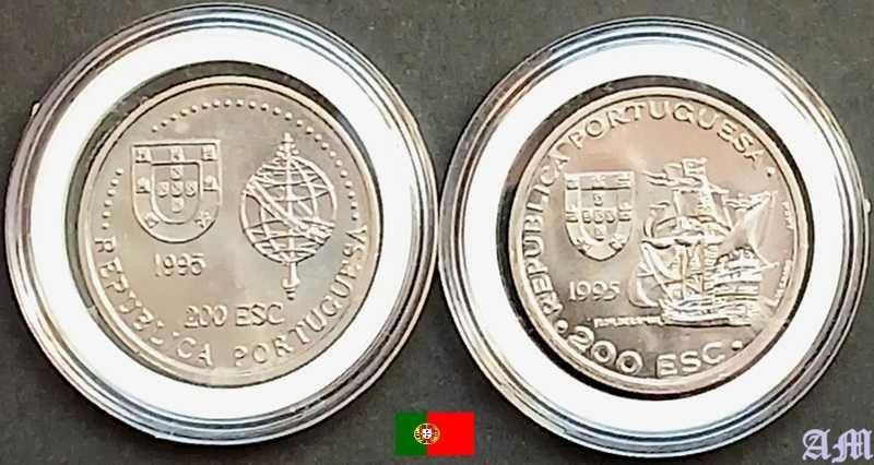 Portugal 2 Moedas 200$ Escudos 1995