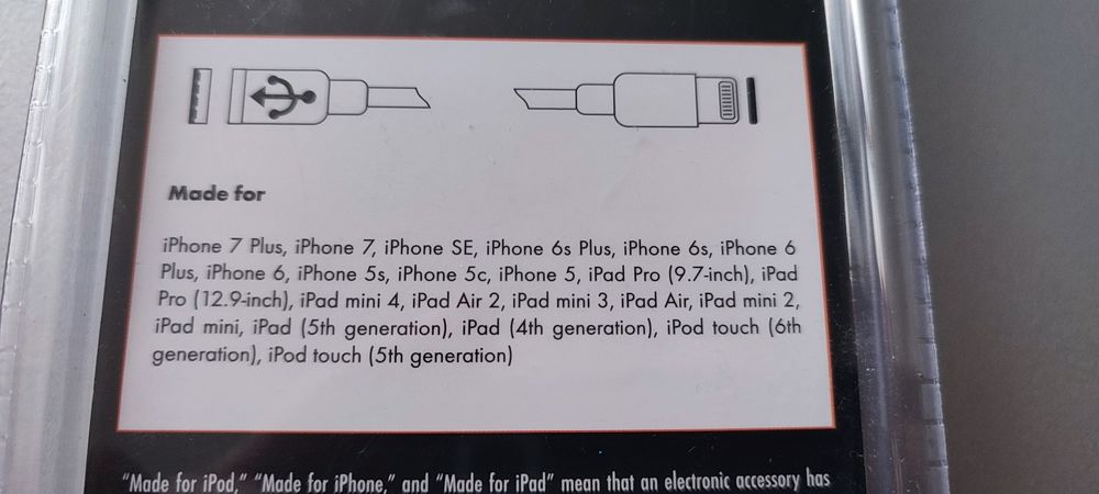 Kabel do synchronizacji i ładowania iPhone