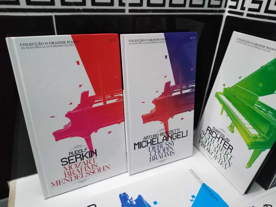 21 Cds duplos com Livro colecção - O Grande Piano Completa.
