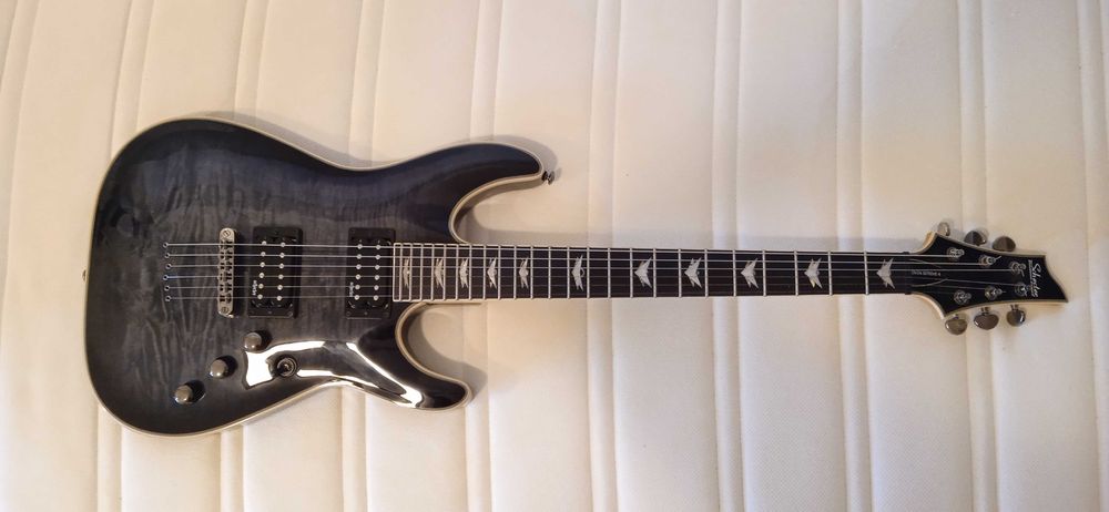Guitarra eléctrica Schecter Omen Extreme-6 STBLK + Caixa Thomann
