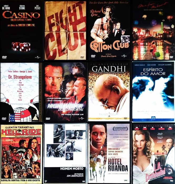 Filmes DVD Originais (lote 8 - Atualizado)