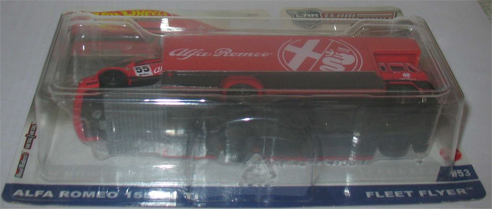 Hot Wheels - Alfa Romeo 155 V6 TI + Fleet Flyer - Team transport (53)
