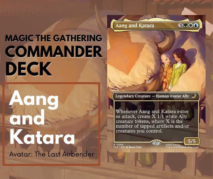 Magic the Gathering Commander | Avatar, Aang and Katara, waterbending