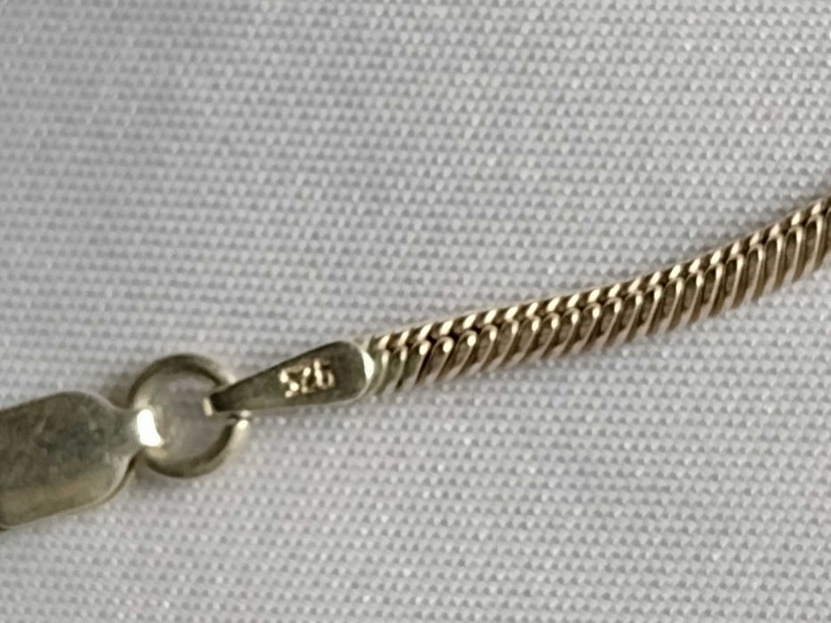 Łańcuszek Srebro 925 splot żmijka