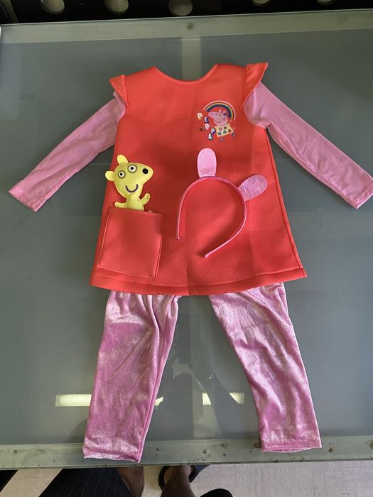 Vestido Disfarce Porquinha Peppa