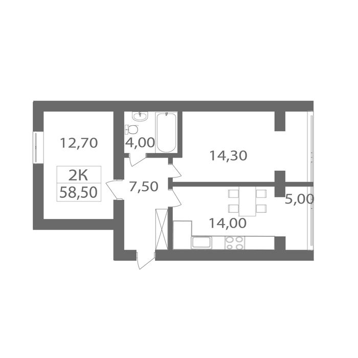 Готова 2кім квартира у центрі міста!!