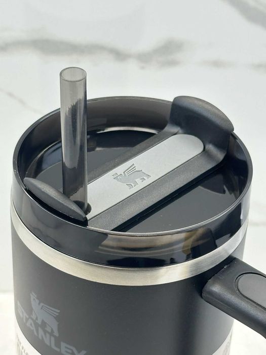 Термокружка Stanley Quencher H2.0 40oz 1.18л чорна оригінал в коробці