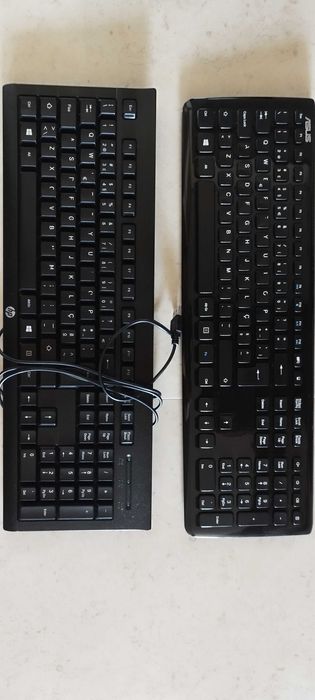 Teclados ASUS e HP