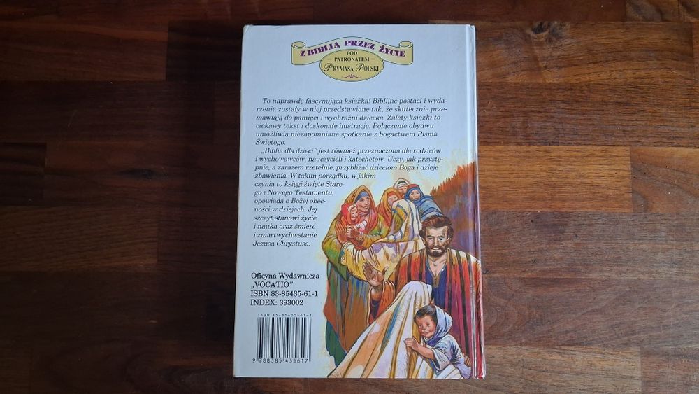 Biblia dla dzieci – Anne de Graaf  Vocatio Stan BDB Czysta karta dedykacyjna