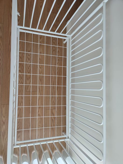 Berço lacado branco + colchão