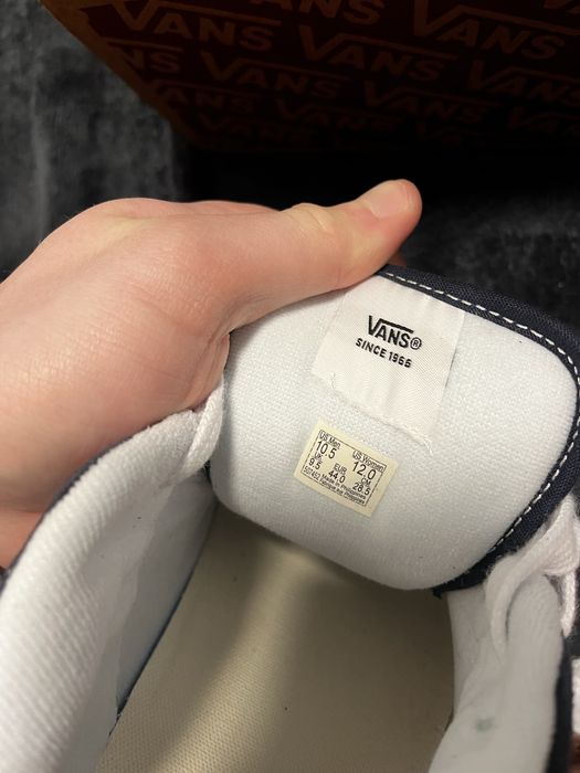 Vans Knu Skool Black/True White 44 размер