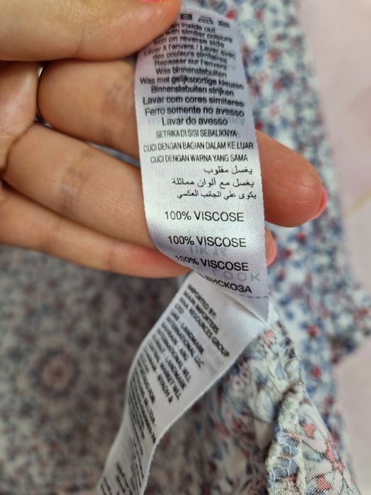Marynarka żakiet narzutka wiskoza new Look 42 XL kwiaty