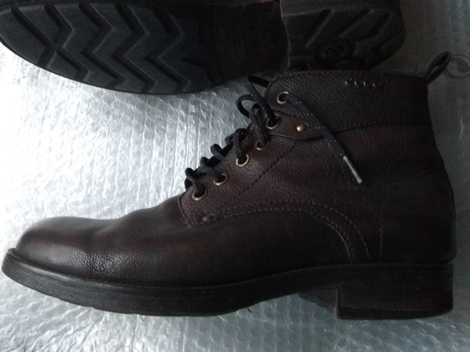 ECCO Skórzane buty botki 42 Super stan