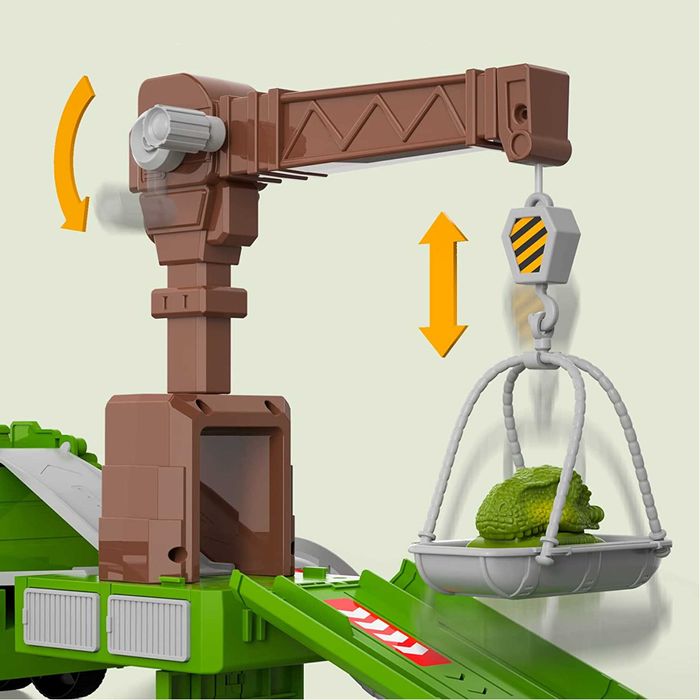 Ciężarówka dinozaur z autami triceratops dźwig No.: 691