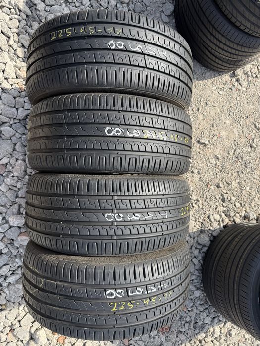 Opony letnie 225/45/17 Barum 4szt 8mm