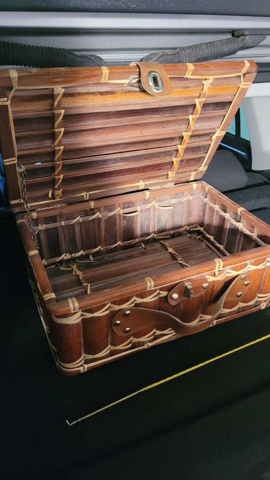 Kuferek pudełko z bambusa duży