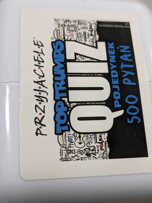 FRENDS serial Przyjaciele Quiz Top Trumps 500 pytań *prezent* nowy