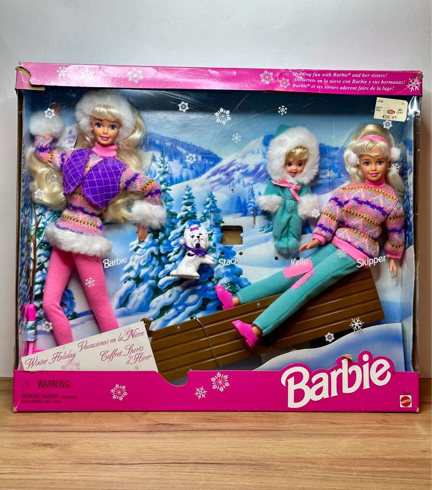 Barbie Winter Holiday Sledding Fun with sisters gift set 2 000 Olx