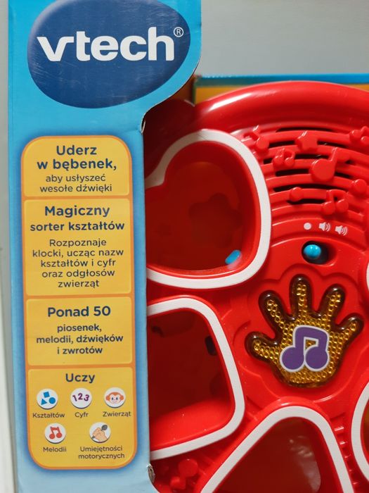 VTECH, BAM BAM, W Kształty Gram, Bębenek