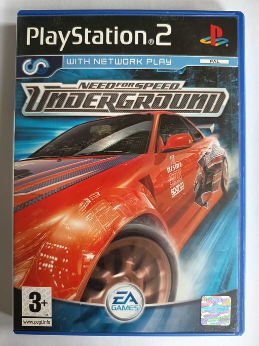 Need For Speed Underground NFS PS2 dunska okladka gra angielski (1)
