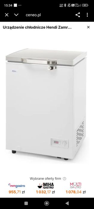 Hendi Zamrażarka Skrzyniowa 93L Wrocław Stare Miasto • OLX.pl