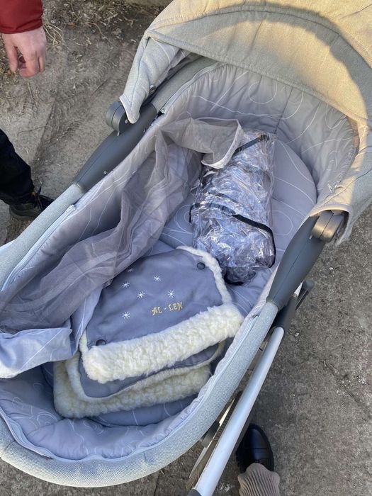 Візок дитячий 2 в 1, прогулянкова коляска, люлька схожа на cybex anex