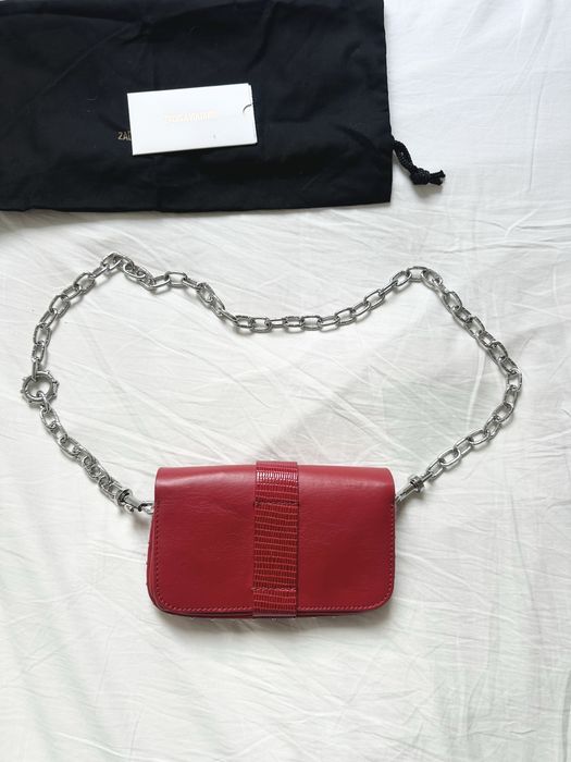 mala bolsa zadig volatire kate moss vermelha limited edition