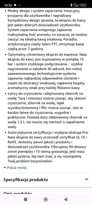 Ekspres kolbowy tradycyjny