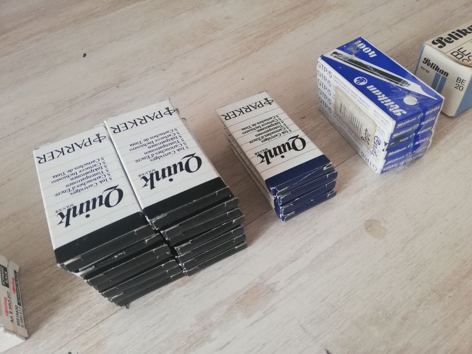 Canetas e recargas Rotring Parker Pelican