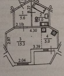 1-room apartment apartment by the address st. Per Energetikov (area 33 m²) - Atlanta.ua - photo 7