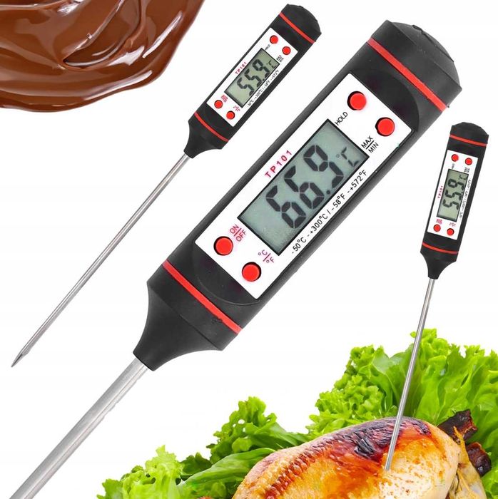 Termometr elektroniczny KUCHENNY szpilkowy z sondą do mięsa grilla