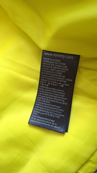 Kurtka przejściowa Tommy Hilfiger limonkowa