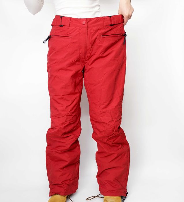 Штаны зимние Франция женские бордовые лыжные спортивные теплые L