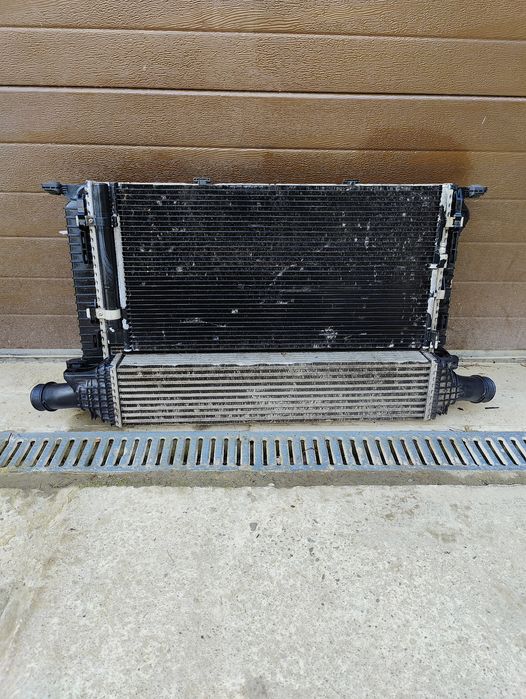 Porsche macan 95b 2.0 касета радиаторов в зборе с интеркулером