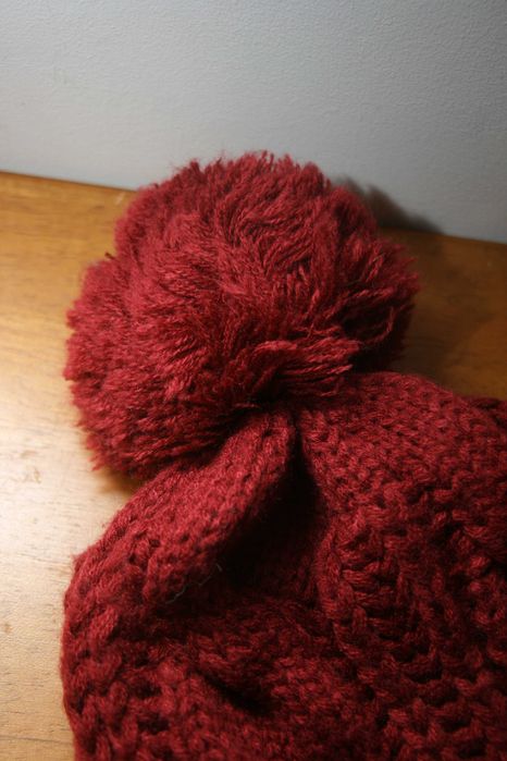 Gorro Bordeaux de Lã