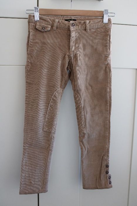 Calças de bombazine - modelo de montar