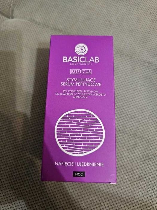 Basiclab Esteticus Stymulujące serum peptydowe, mikroigły, 30ml