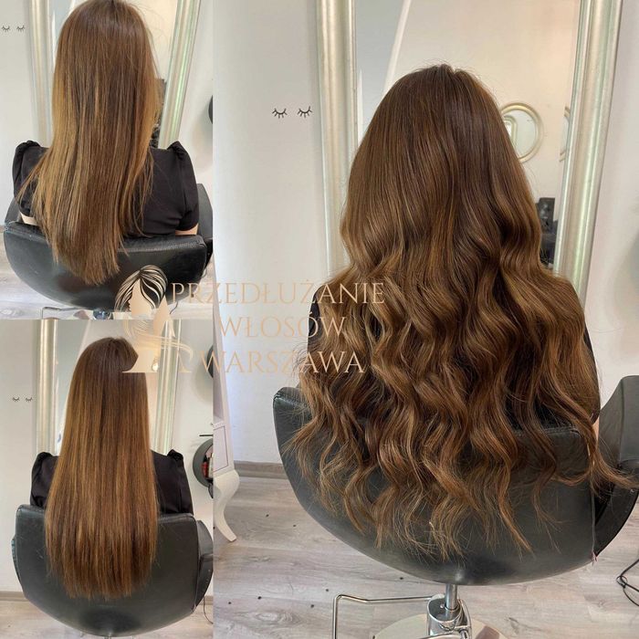 Przedłużanie włosów od 1200zlWłosy NATURALNIE Cale Fryzjerstwo